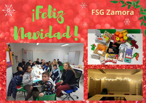 Fiesta Navidea en las oficinas de FSG Zamora