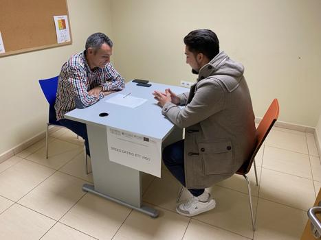 Realizacin de Speed Dating en Vigo al que asistieron dos empresas de trabajo temporal y participantes de los programas Acceder y Posta a Punto polo emprego.