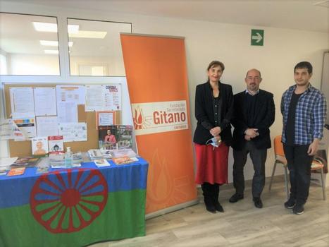 Visita institucional del Ayuntamiento de Santander al equipo de la Fundación Secretariado Gitano