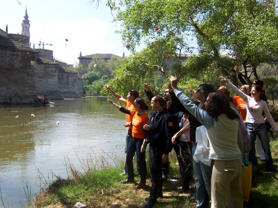 Imagen de la Ceremonia del Río en Zaragoza