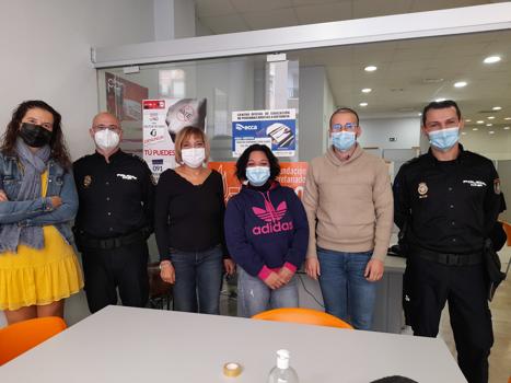 Continuamos con la colaboración entre FSG Almería y el Departamento de Delitos de Odio de la Policía Nacional
