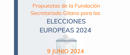 Elecciones Europeas, propuestas FSG