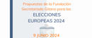 Elecciones Europeas, propuestas FSG