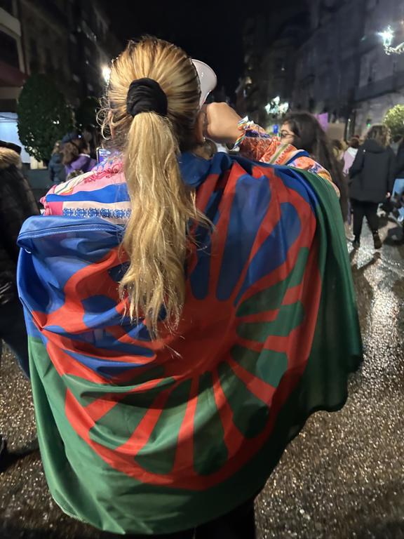 Las Mujeres del Pograma Cal de la FSG Vigo se unen a la manifestacin  del 8M reclamando Igualdad