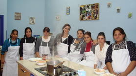 Taller de alimentación en la FSG en Sestao