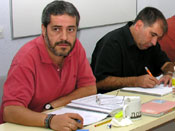 José Sánchez (izq.) y Emilio Conejo