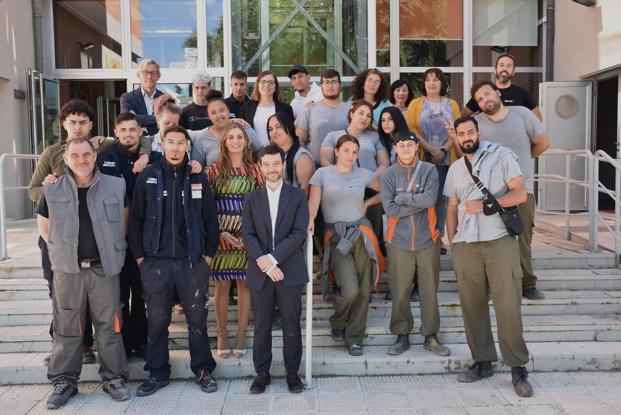 Fundacin Secretariado Gitano receives a visit from the Spanish Minister of Social Rights, Pablo Bustinduy