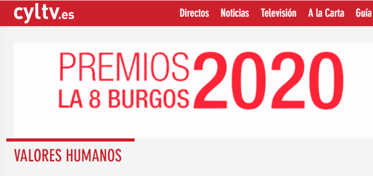 FSG Burgos nominada en los Premios La 8 Burgos 2020 en la candidatura de Valores Humanos