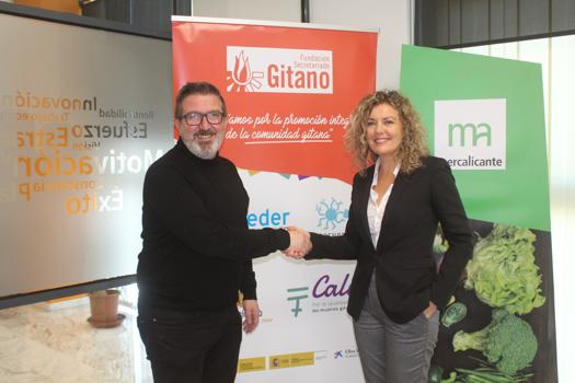 La Fundación Secretariado Gitano en Alicante y Mercalicante firman un Convenio  firma de Convenio de colaboración en formación y acceso al empleo para participantes del programa Acceder