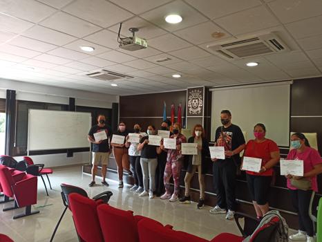 El programa Acceder Más Empleo de FSG San Javier (Murcia) finaliza el curso de gestión de almacén por radiofrecuencia