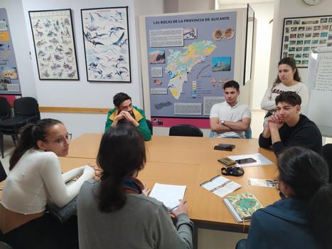 Estudiantes de la Fundacin Secretariado Gitano en Elche iluminan el MUPE con su creatividad