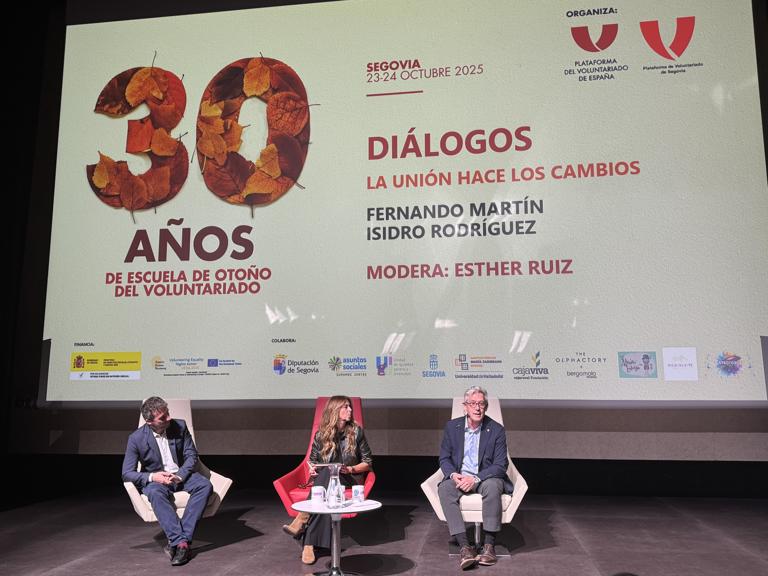La FSG, en la Escuela de Oto�o de la Plataforma de Voluntariado de Espa�a