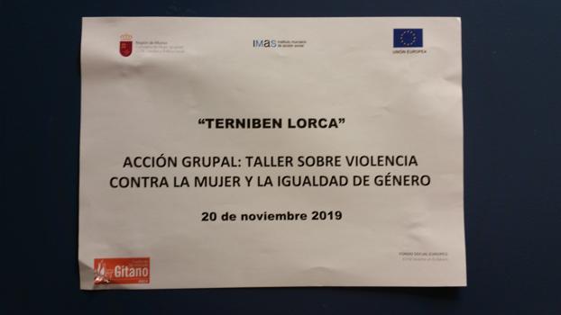 FSG Murcia desarrolla una Acción grupal: Taller sobre el día de la violencia contra la mujer y la igualdad de género en Lorca