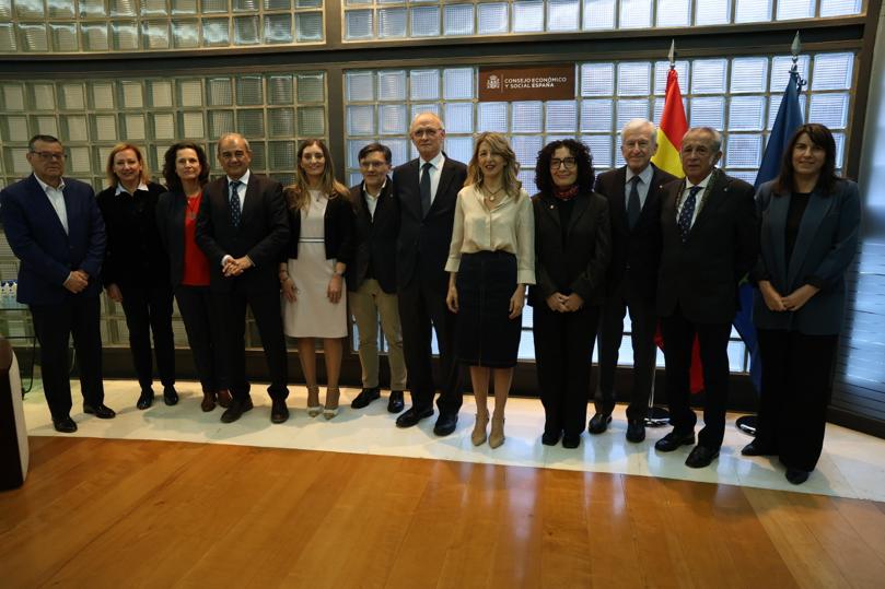 Acto presidido por la vicepresidenta segunda del Gobierno y ministra de Trabajo, Yolanda D�az