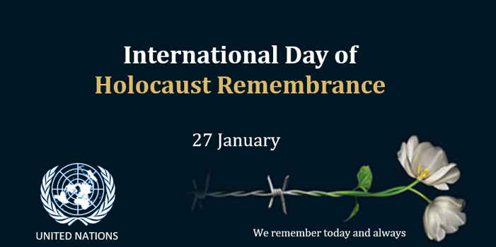27 January International Day of Commemoration in Memory of the Victims of the Holocaust. “Home and belonging”