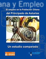 Portada del estudio El empleo en la poblacin gitana en el Principado de Asturias. Un estudio comparado