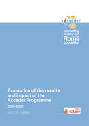 Portada del estudio Evaluation of the results and impact of the Acceder Programme 2000-2020