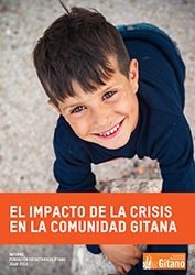 Portada del estudio El impacto de la crisis en la comunidad gitana