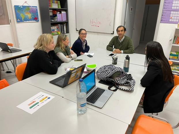 Visita de Escolas Agrupadas de Elvas a FSG Badajoz para conocer el programa de educacin Promociona